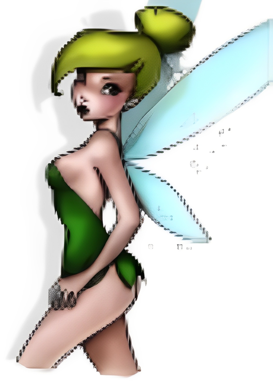 Tinkerbell Sexy Color Decal Sticker
