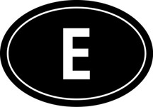 Spain Oval Euro Decal