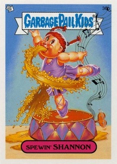 Spewin SHANNON Gross Sticker Funny Name Decal