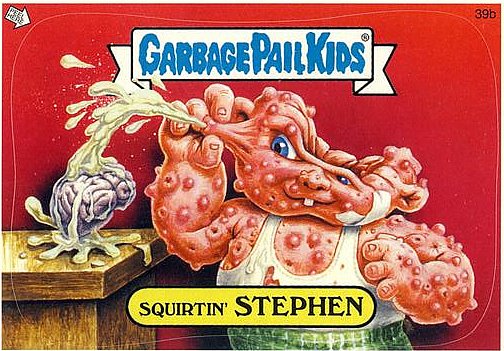 Squirtin STEPHEN Funny Decal Name Sticker