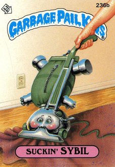 Suckin SYBIL Funny Decal Name Sticker