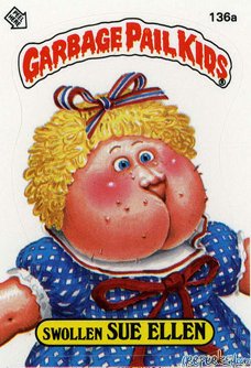 Swollen SUE ELLEN Funny Decal Name Sticker