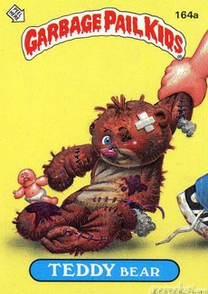 TEDDY Bear Funny Decal Name Sticker