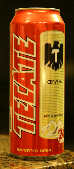 Tecate Cerveza Beer Can Decal