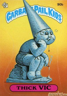 Thick VIC Funny Decal Name Sticker