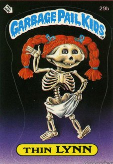 Thin LYNN Funny Decal Name Sticker