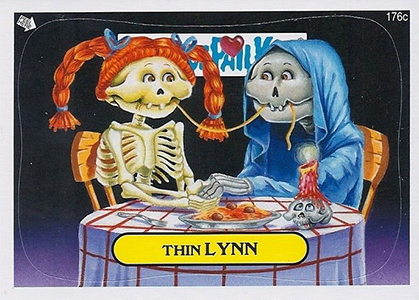 Thin LYNN Gross Sticker Funny Name Decal