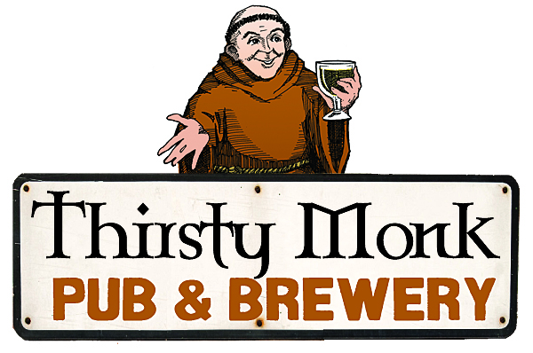 Thirsty Monk Brewery Pub Sticker