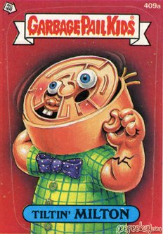 Tiltin MILTON Funny Decal Name Sticker