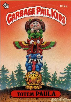 Totem PAULA Funny Decal Name Sticker