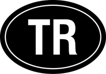 Turkey Oval Euro Sticker