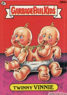 Twinny VINNIE Funny Decal Name Sticker