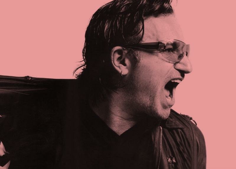 U2 Bono Color Band Decal