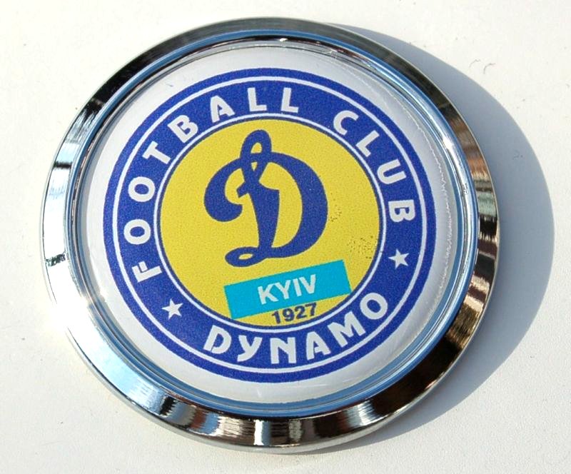 Ukraine Dinamo Kyiv Chrome Emblem Decal Car Sticker