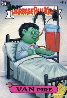 VAN Pire Funny Decal Name Sticker