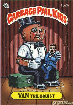 VAN Triloquist Funny Decal Name Sticker