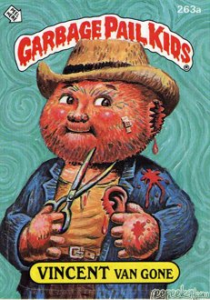 VINCET Van Gone Funny Decal Name Sticker