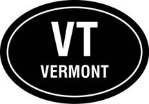 Vermont Oval Decal