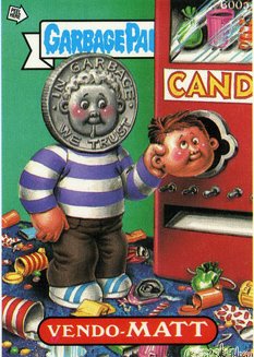 Vendo MATT Funny Decal Name Sticker