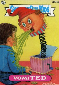 VomiTED Funny Decal Name Sticker