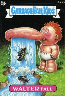 WALTER Fall Funny Decal Name Sticker