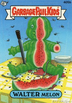 WALTER Melon Funny Decal Name Sticker