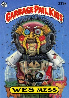 WES Mess Funny Decal Name Sticker