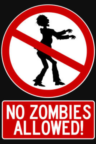 Walking Dead Zombie Sticker 17
