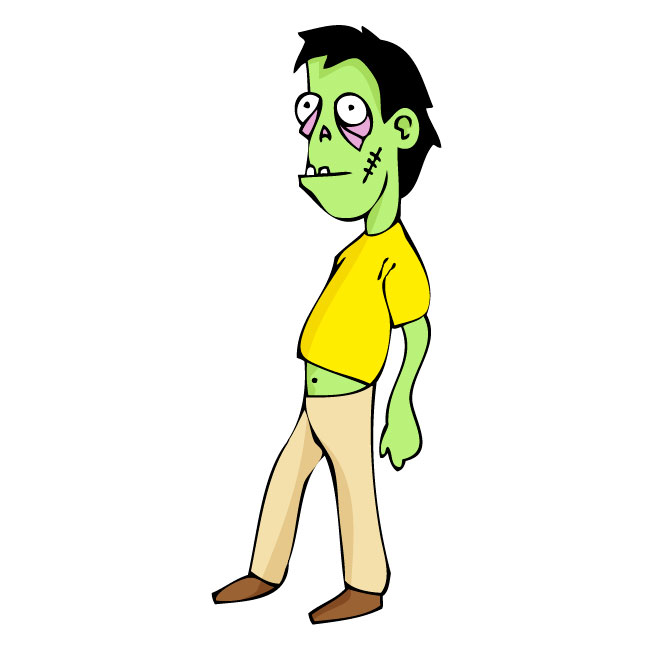 Walking Dead Zombie Sticker 40