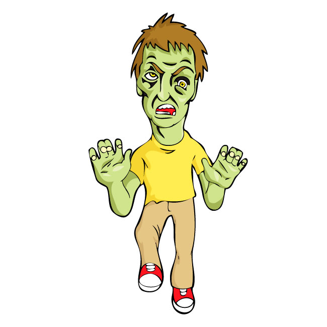 Walking Dead Zombie Sticker 41