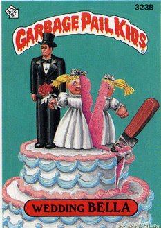 Wedding BELLA Funny Decal Name Sticker