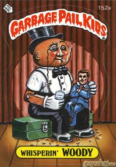 Whisperin WOODY Funny Decal Name Sticker