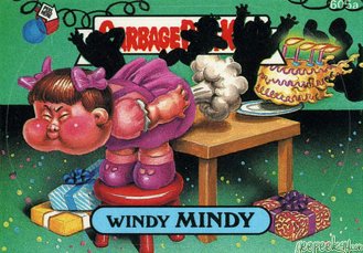 Windy MINDY Funny Decal Name Sticker