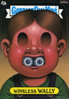 Winkless WALLEY Funny Decal Name Sticker