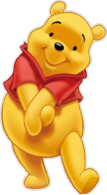 Winnie the Pooh standing sticker 1