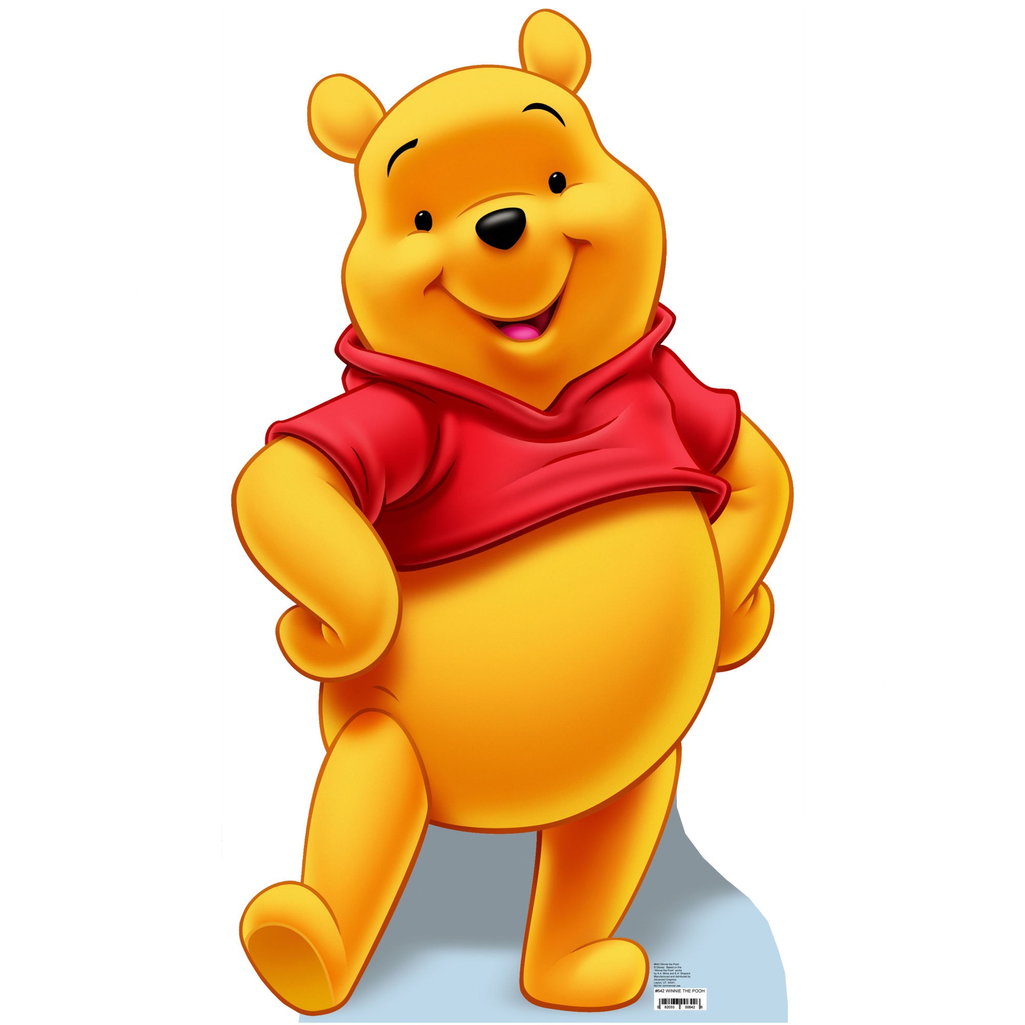 Winnie the Pooh standing sticker 2