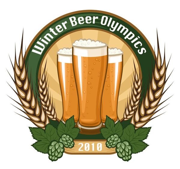 Winter Beer Olympics Sticker