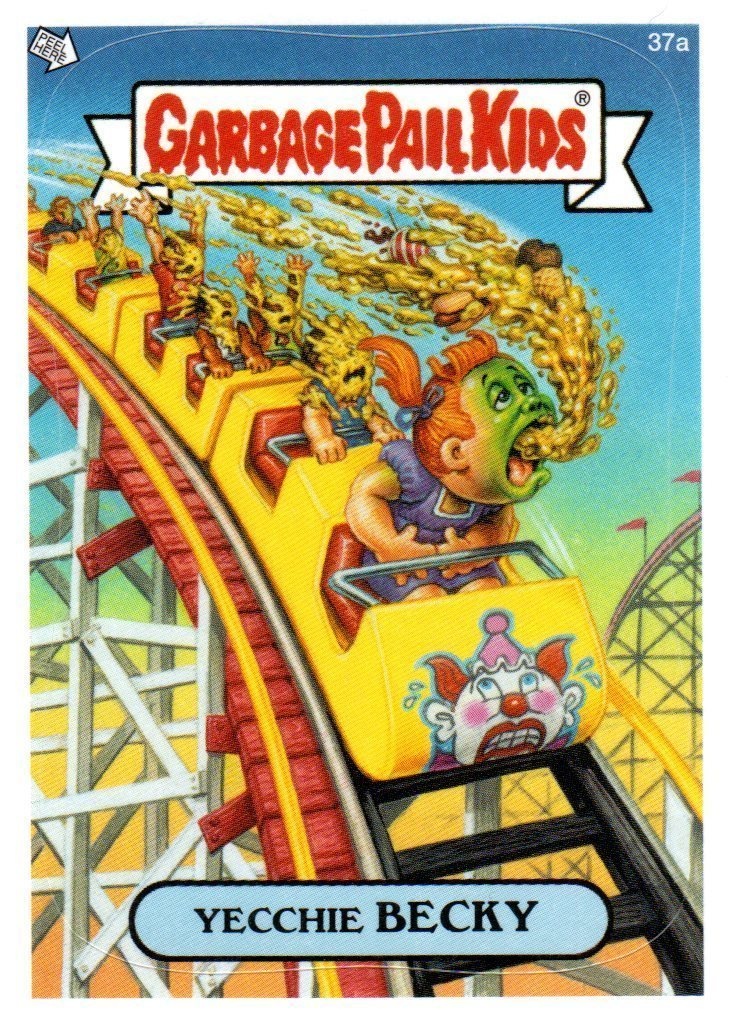 Yecchie BECKY Gross Sticker Funny Name Decal