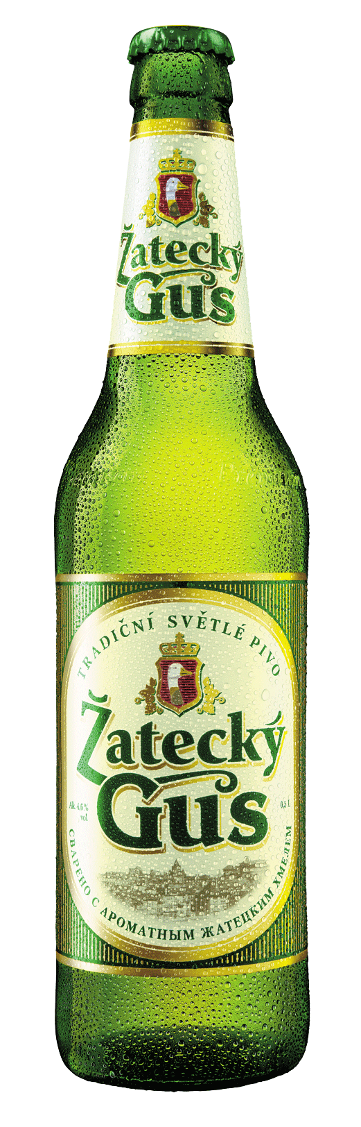 Zatecky Gus bottle Decal