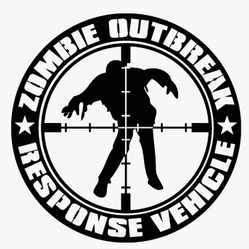 Zombie Response Team Circular Bumper Sticker
