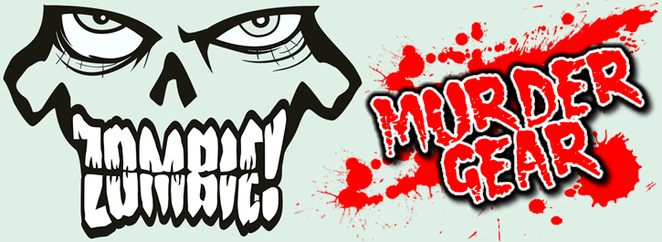 zombie murder gear sticker
