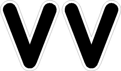 Letter V