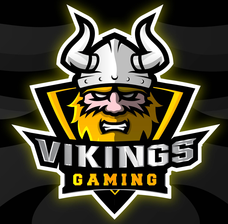 VIKINGS GAMING LOGO STICKER
