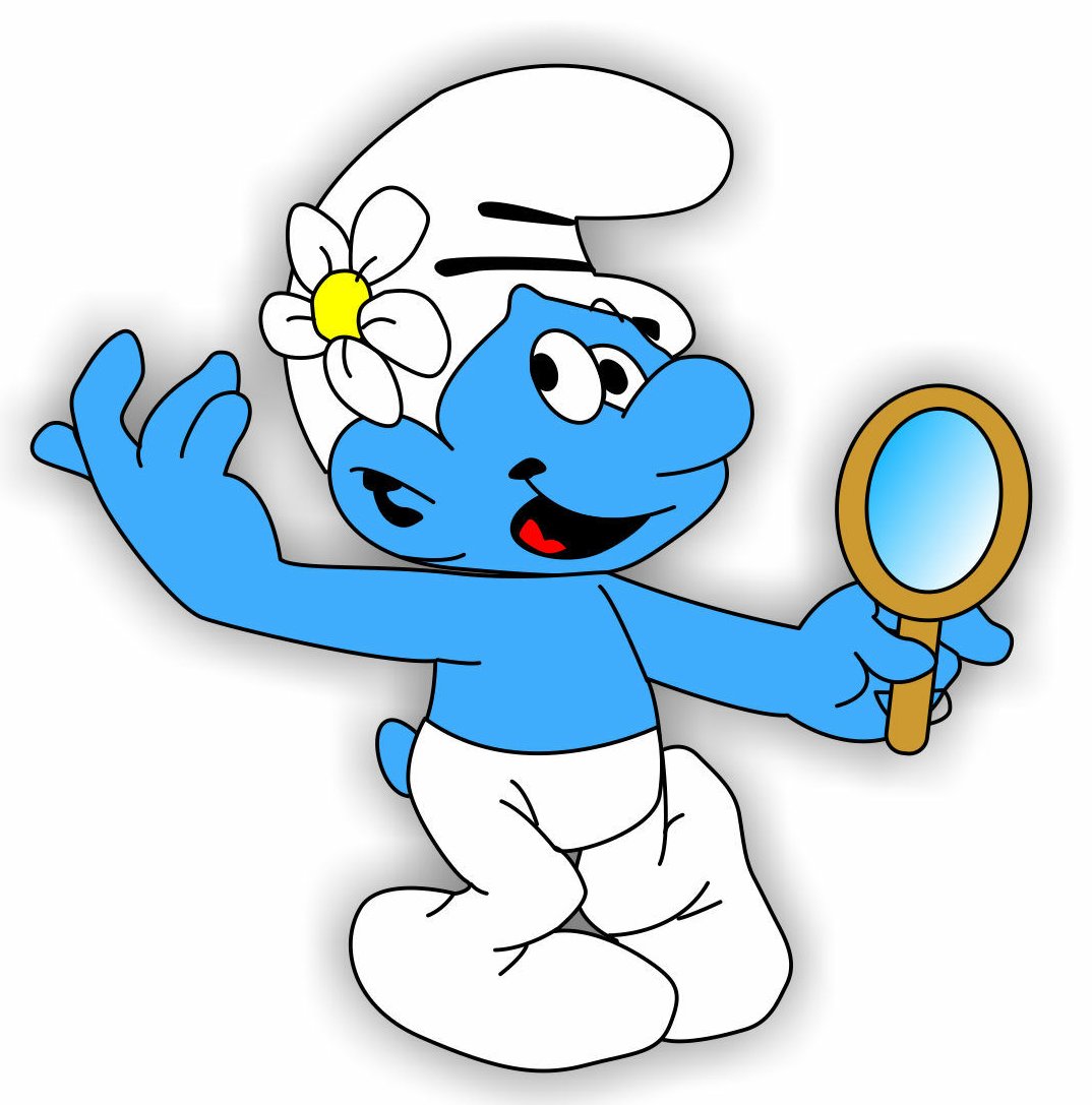 Vanity Smurf Color Sticker 2
