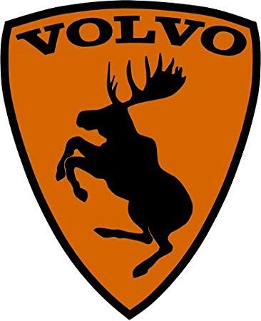 Volvo Prancing Moose Logo Decal Sticker 5