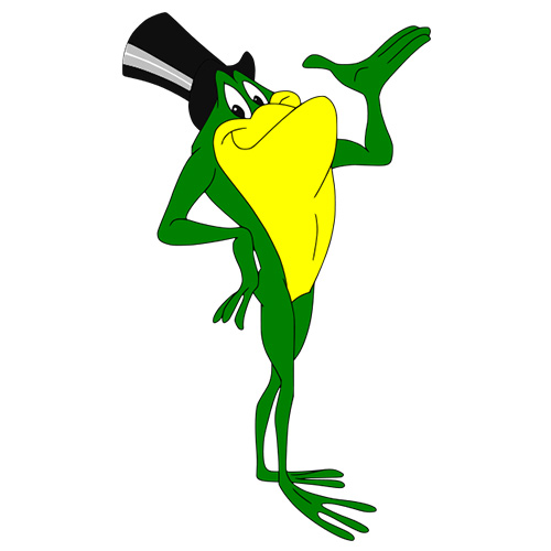WB MICHIGAN J FROG STICKER