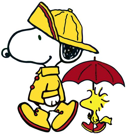 WOODSTOCK RAIN- 2-peanuts-characters