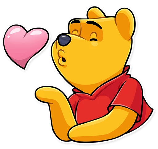 Winnie the Pooh Funny Cartoon Sticker Decal 12