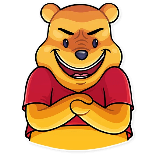 Winnie the Pooh Funny Cartoon Sticker Decal 21
