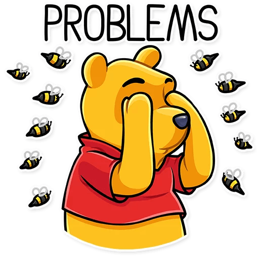 Winnie the Pooh Funny Cartoon Sticker Decal 22